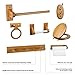 Design House Dalton Towel Bar, Wall-Mounted, Sturdy Solid Wood, Easy Installation, For Bathroom, Honey Oak, 26.125 in. L x 5.0 in. H x 3.75 in. D, 561175