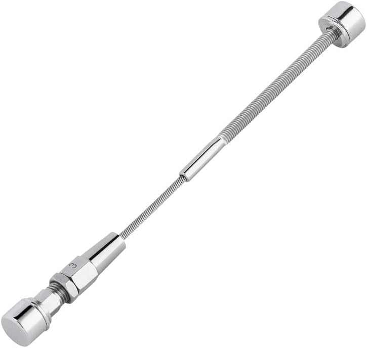 Stainless Steel Cable Quick Lock Swageless Assembly Type 1 for 1/8 Inch Wire Rope Cable for Metal Post on Rail Deck (40 Feet)