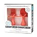 Grabease Baby Fork and Spoon Set for Babies & Toddlers - BPA-Free & Phthalate-Free Self-Feeding Cutlery - Orange Toddler Utensils