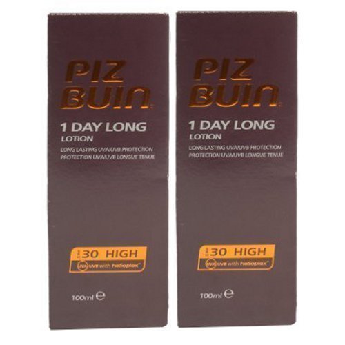 Piz Buin 1 Day Long Duo Sun Lotion Spf?30 X 2 - 100Ml Each = 200 Ml by Piz Buin