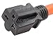 AC WORKS RV/Range/Generator 14-50 50Amp Plug to 6-20R 15/20Amp 250Volt Adapter (To 6-20 Flexible)