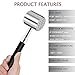 Meat Tenderizer Hammer,Mallet Tool,Pounder for Tenderizing Steak, Beef and Poultry. Heavy Duty Construction with Comfort Grip Handle - Dishwasher Safe by JY cookment