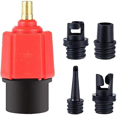 Air Valve Adaptor Multifunction Inflatable SUP Schrader Valve Adapter Accessories Air Pump Converter For Valves Kayak Inflatable Boat Raft Foot Pump Electric Pump