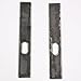 ECOTRIC 6 pc Frame Repair Rusted Shackle Weld Plates Compatible with 1986-1995 Jeep Wrangler YJ Rear