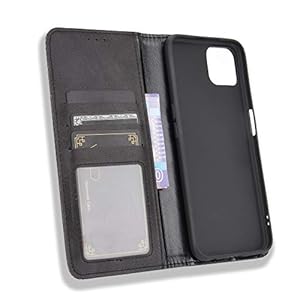 Dedux Portafoglio Custodia Cover Compatibile con Oppo A73 5G, Cover per Biglietti da Visita in Pelle Retro con Chiusura… - immagine 3