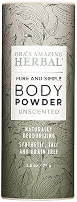 unscented talcum powder