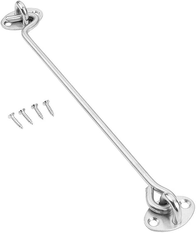 Kabalo Galvanised Steel Hook and Eye Door Latch Extra Long 61cm 24