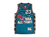Michael Jordan 23 Chicago Bulls 1996 NBA All-Star + FREE GIFT (Green, Large)