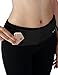 Yogareflex Running Belt Waist Pack , Universal Outdoor Sports Waist Fanny Pack Belt , Black , X-Large
