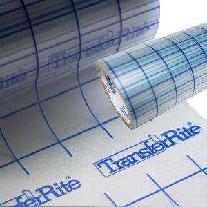 TransferRite 12" by 20' Transfer Paper Tape w/Grid, Craft Cutters, Cricut, Cameo Self Adhesive Vinyl