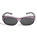 Over Glasses Sunglasses - Polarized Fitover Sunglasses with 100% UV Protection - By Pointed Designs- Style 1 (Purple)