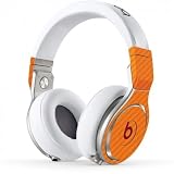 GADGETS WRAP Orange Carbon Skin for Dr. Dre Beats Pro Headphones.
