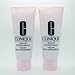 Lot 2 x Clinique Rinse Off Foaming Cleanser 2.5 oz / 75 ml each