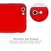 Jaorty 360 Full Body Protection Hard Slim Case Coated Non Slip Matte Surface + Tempered Glass Screen Protector for iPhone 6s / 6 (4.7-inch) - Red