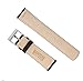 BARTON WATCH BANDS 22mm Black Sailcloth Quick Release Premium Nylon Weave