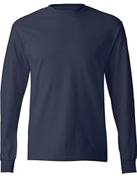 Hanes Hombres 6.1 oz. Camiseta de manga larga ComfortSoft sin etiquetas (5586)