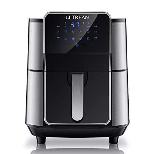 Ultrean Air Fryer, Stainless Steel Air Fryer Combo with Roaster