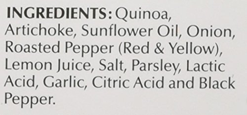 CUCINA & AMORE, QUINOA MEAL ARTICHOKE AND ROASTED PEPPERS, 7.9 OUNCE