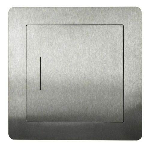 Exclusive Inspection Door Inspection Flap Brushed Stainless Steel with Mounting Frame NDE (200 x 200 mm)