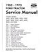 1965-1975 FORD TRACTOR 2000-7000 Service Manual Book primary