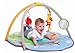 Taf Toys Jungle Pals Gym with Play Mat | Best for New-Born & Babies, Easier Development & Parenting, Colourful, Thickly Padded Mat, Lightweight, Portable, Detachable Baby Play Gym, Best Gift