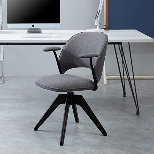 PSNL MidCentury Modern Swivel Accent Chair Comfortable Home Office Computer Desk Armchair No