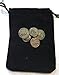 IT 5 Ancient Roman Bronze Coins Comes With Gift Bag Cleaned