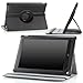 MoKo 360 Degree Rotating Cover Case for Barnes & Noble Nook HD+ 9-inch tablet (Full HD Plus), Black -Lifetime Warranty