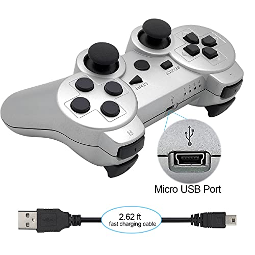 Ceozon PS3 Controller Wireless Playstation 3 Controller Bluetooth Gamepad for Playstation 3