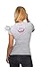 Harley-Davidson Womens Ornamental 110th Anniversary Wings Light Grey Shirt (Large)