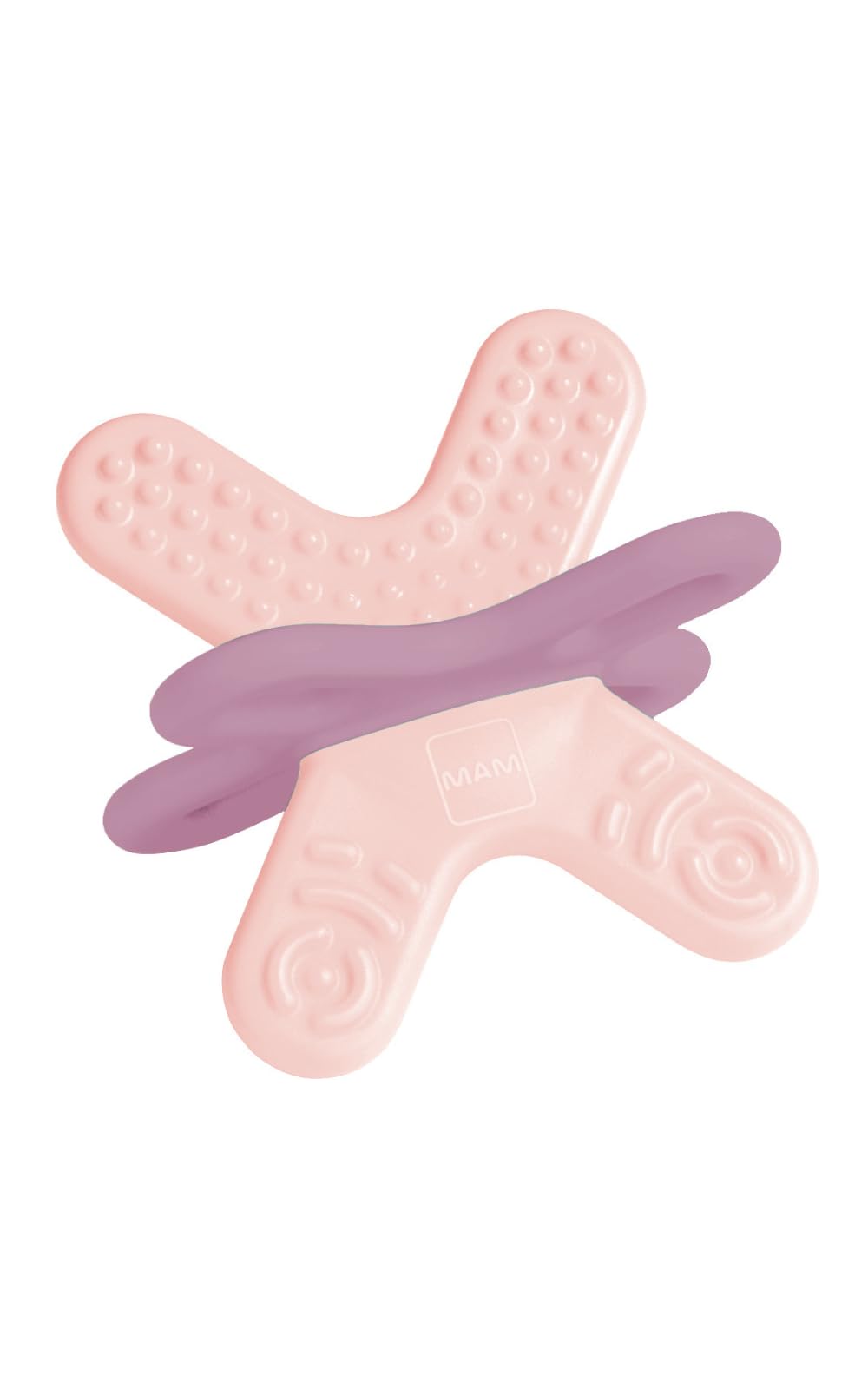 MAM Bite & Relax Phase 2 ZEDMM357F Mini Teeth, 4+ Months, Pink