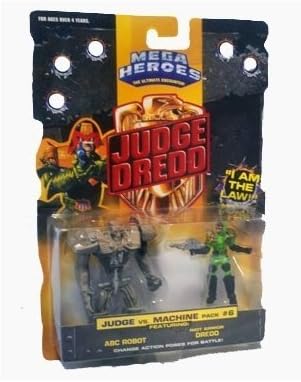 Mega Heroes Judge Dredd Judge vs Machine Pack #6 Action Figure by Mega Heroes