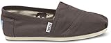 TOMS Womens Classics Ash Canvas 001001B07-GREY Womens 12