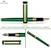 Dryden Designs Fountain Pen Medium Nib Gift Pouch - with 24 Ink Cartridges - MCM (Emerald Green [with 24 Ink Cartridges])
