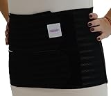 Gabrialla Breathable Abdominal Support Binder-Black-Large