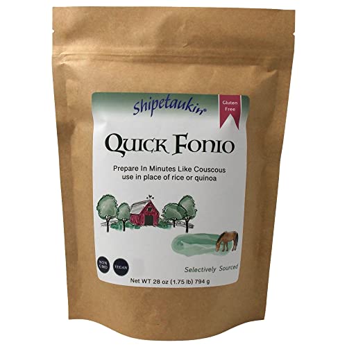 Shipetaukin Quick Fonio African Supergrain Gluten Free Vegan Non GMO Substitute for