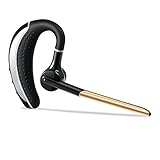 Bluetooth Headset, Wireless Bluetooth 4.1 Earpiece Earphones Headphones with Noise Reduction, Hands Free w/ Mic for Office/Business/Workout/Driver/Trucker by Aumo