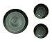 Upper Bound Jeep JK Wrangler Tailgate 3 Plastic Plugs Set for Tramp Stamp Spare Tire Carrier Delete fits 2007 Thru 2019 Wrangler