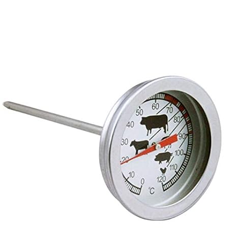 Generic 1Pc Stainless Steel BBQ Accessories Grill Meat Thermometer Dial Temperature Gauge Gage Cooking Food Probe Kitchen Tools