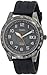 Timex Men's T2N919 Elevated Classics Gunmetal-Tone Watch with Black Resin Band
