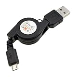 HTC DROID Incredible USB DataSync and Retractable Cable with Micro USB for HTC DROID Incredible