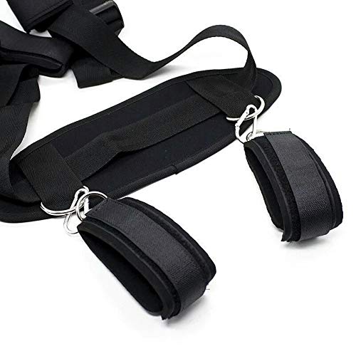 BONDAGE-BSDM-Cinghia-Aiuto-di-Sonno-Ultra-Larga-Pad-Ultra-Morbido-Cuscino-Polsini-Regolabili-in-Lunghezza