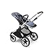 Bugaboo Fox Complete Full-Size Stroller, Blue Mélange - Fully-Loaded Foldable Stroller with Advanced Suspension and All-Terrain Wheels