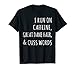 I Run On Caffeine Great Dane Hair T-Shirt