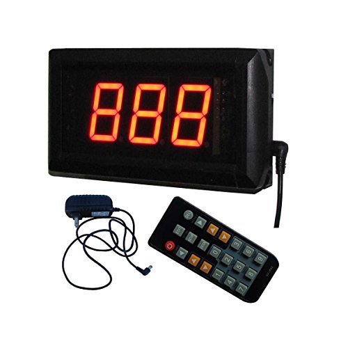 AZOOU IR Remote Control 1.8" LED Days Countdown Timer Support Max 999 Days Count Red Color