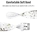 SKYLET Bands Compatible with Garmin Vivofit JR Kids/Vivofit 3/ JR.2 Bands, 2 Pack Silicone Replacement Bands Compatible with Garmin Vivofit 3 Vivofit JR.2 with Secure Buckle Women Men Large