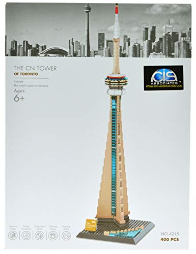 CIS-Associates 4215 The CN Tower Building Blocks, Multicolor