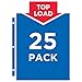 Avery Clear High-Capacity Sheet Protectors, Hold 50 Sheets, Heavyweight, 25 Multi Page Protectors (74171)