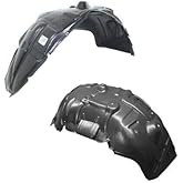 Parts N Go 2011-2018 Ram 1500 Front Driver & Passenger Side Fender Liner Set - 68110686AE CH1249152