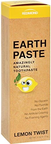 2 Pack of Redmond Trading Company Earthpaste - Lemon Twist - 4 oz -Oral Hygiene